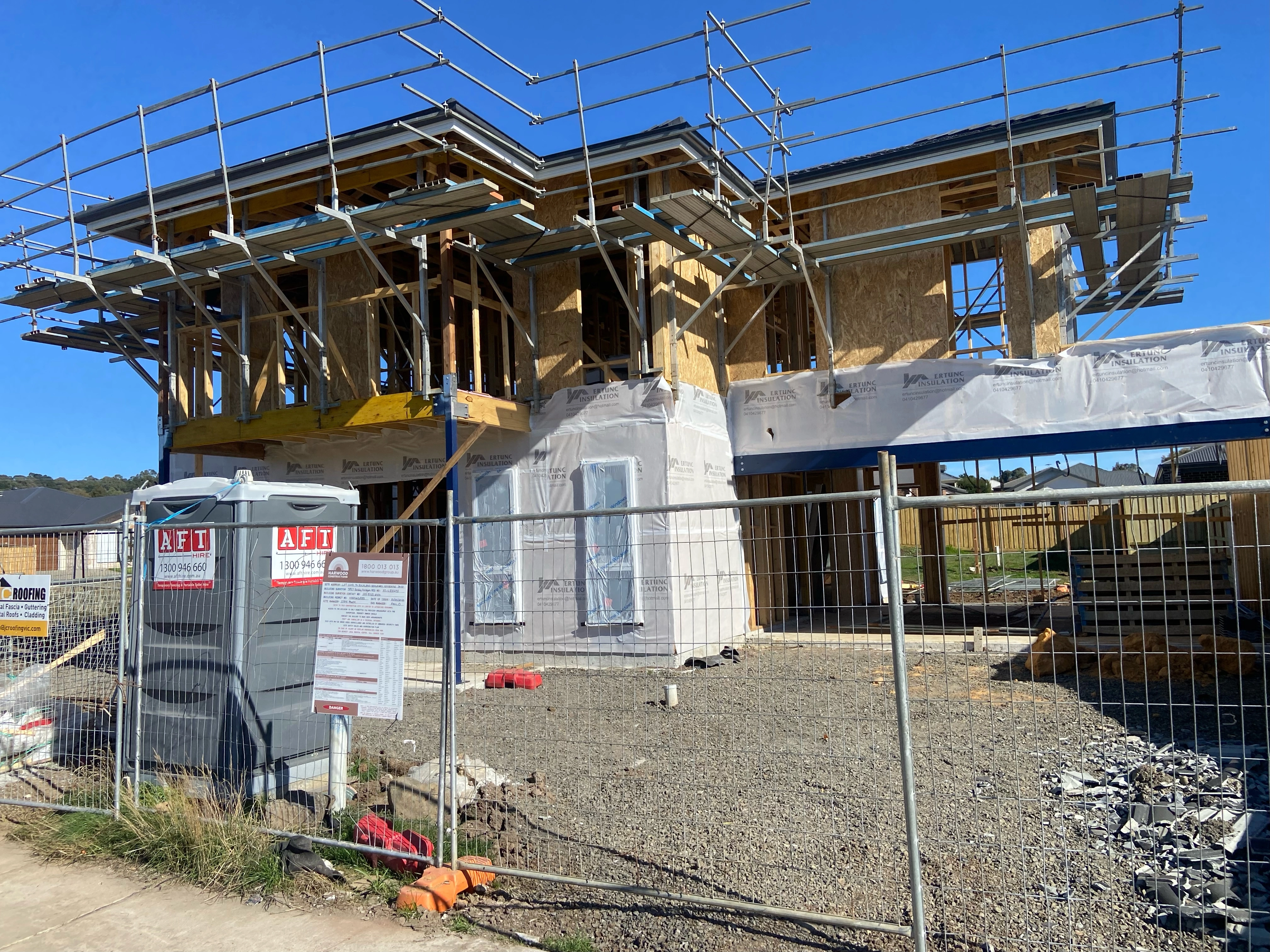 Harwood custom home exterior